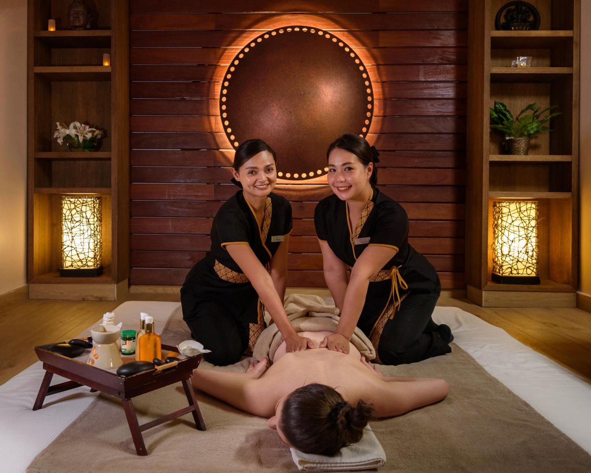 Kempinski Hotel Grand Arena Bansko Eksteriør bilde Thai massage